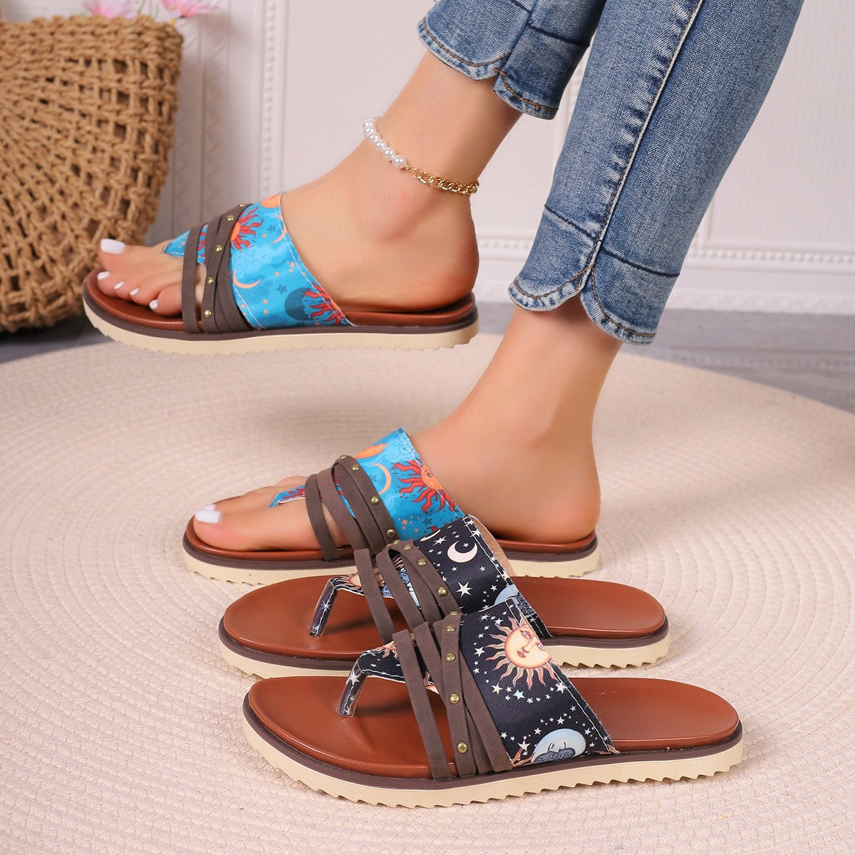 Women’s Plus Size Flip Flop Sandals | Lightweight Beach Summer Slippers for Casual, Travel and Everyday Wear