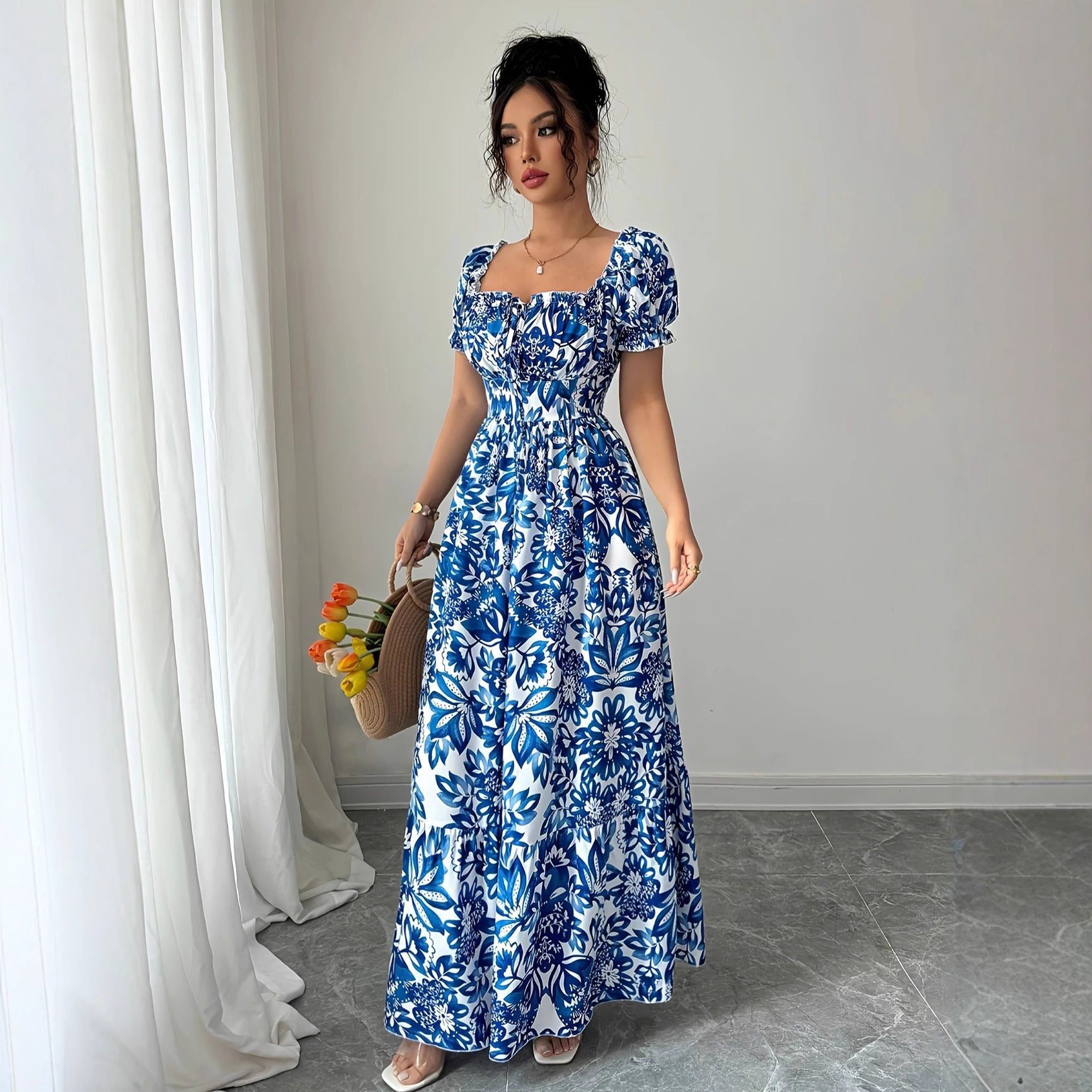 Women’s French Style Summer Slip Dress | Elegant Lightweight Flowy Dress for Casual, Vacation and Party Wear