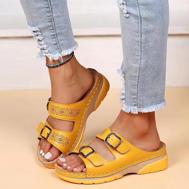 Women’s Plus Size Wedge Sandals | Comfortable Fashion Platform Heels for Casual, Travel and Everyday Wear