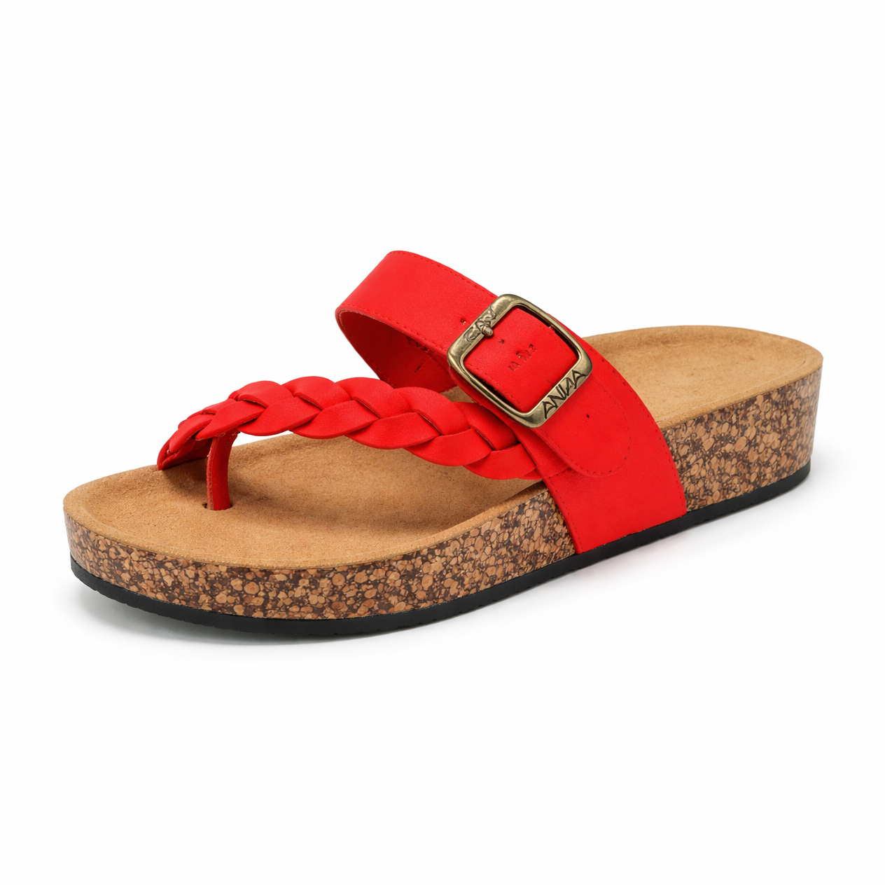 Women’s Cork Flip Flops – Lightweight Comfortable Summer Beach Sandals